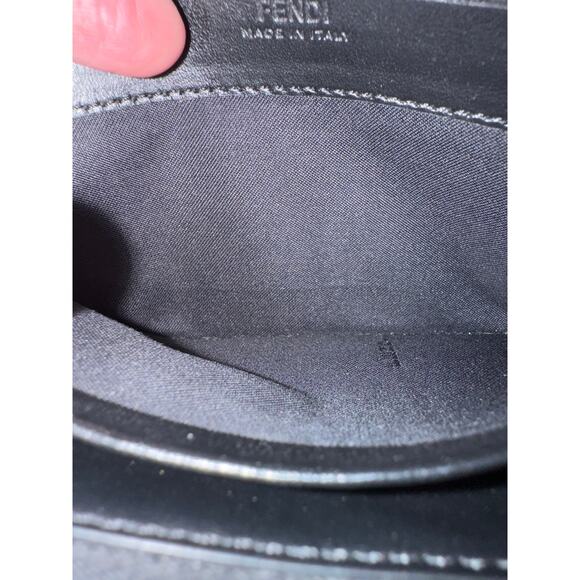 Fendi Black Saffiano Leather Continental Wallet w/Gold Logo Hardware w/Box & COA - Picture 2 of 8